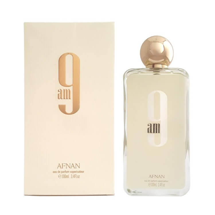 AFNAN 9 AM YELLOW BOX M 3.4 OZ EDP