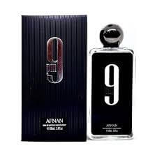 AFNAN 9 PM M 3.4 OZ EDP SP (BLACK BOX)