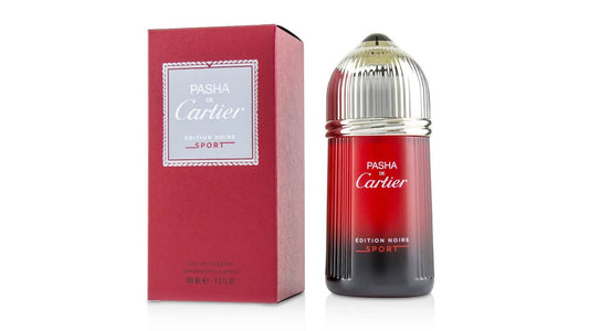 CARTIER PASHA DE CARTIER EDITION NOIRE SPORT M EDT 3.4 OZ SP OLD PACK