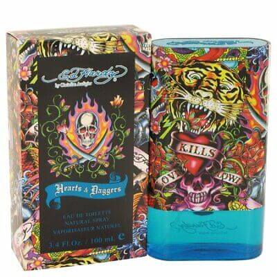 CHRISTIAN  AUDIGIER ED HARDY HEARTS & DAGGERS M EDT 3.4 OZ SP