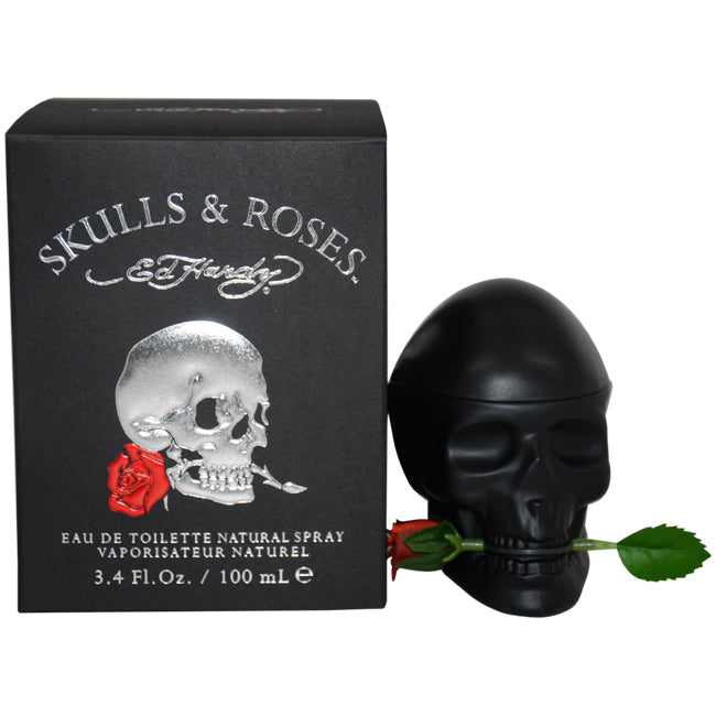 CHRISTIAN  AUDIGIER ED HARDY SKULLS & ROSES M EDT 3.4 OZ SP