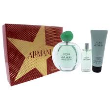 GIORGIO ARMANI ACQUA DE GIOIA W 3PCS SET 3.4 EDP+ 2.5 B/LOTION + 15ML MINI SP