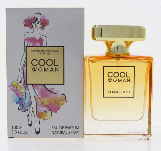 NEW BRAND COOL WOMAN 3.4OZ EDP SP