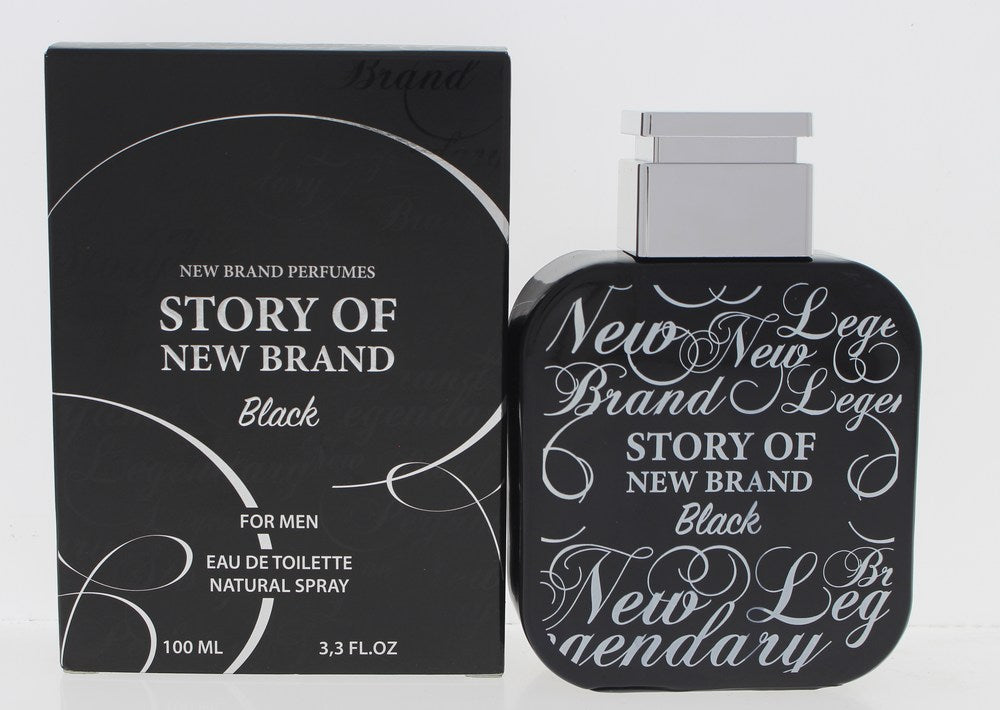 NEW BRAND STORY OF BLACK  M 3.4 OZ  EDT SPR