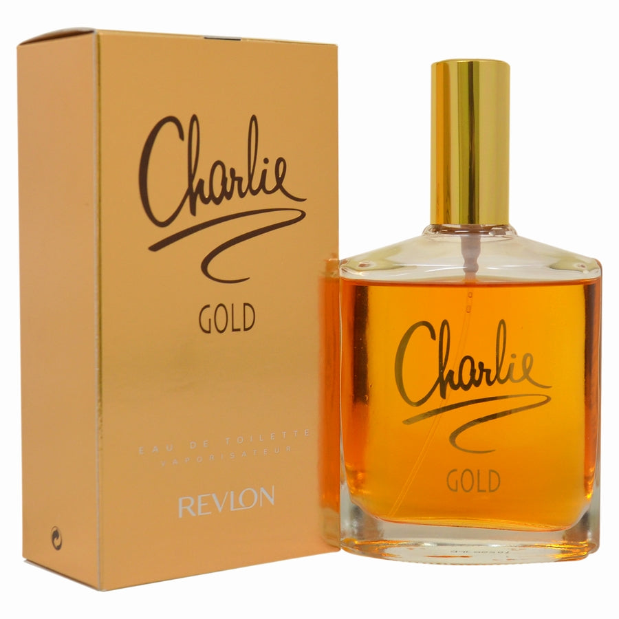 REVLON CHARLIE GOLD W EDT 3.4 OZ SP